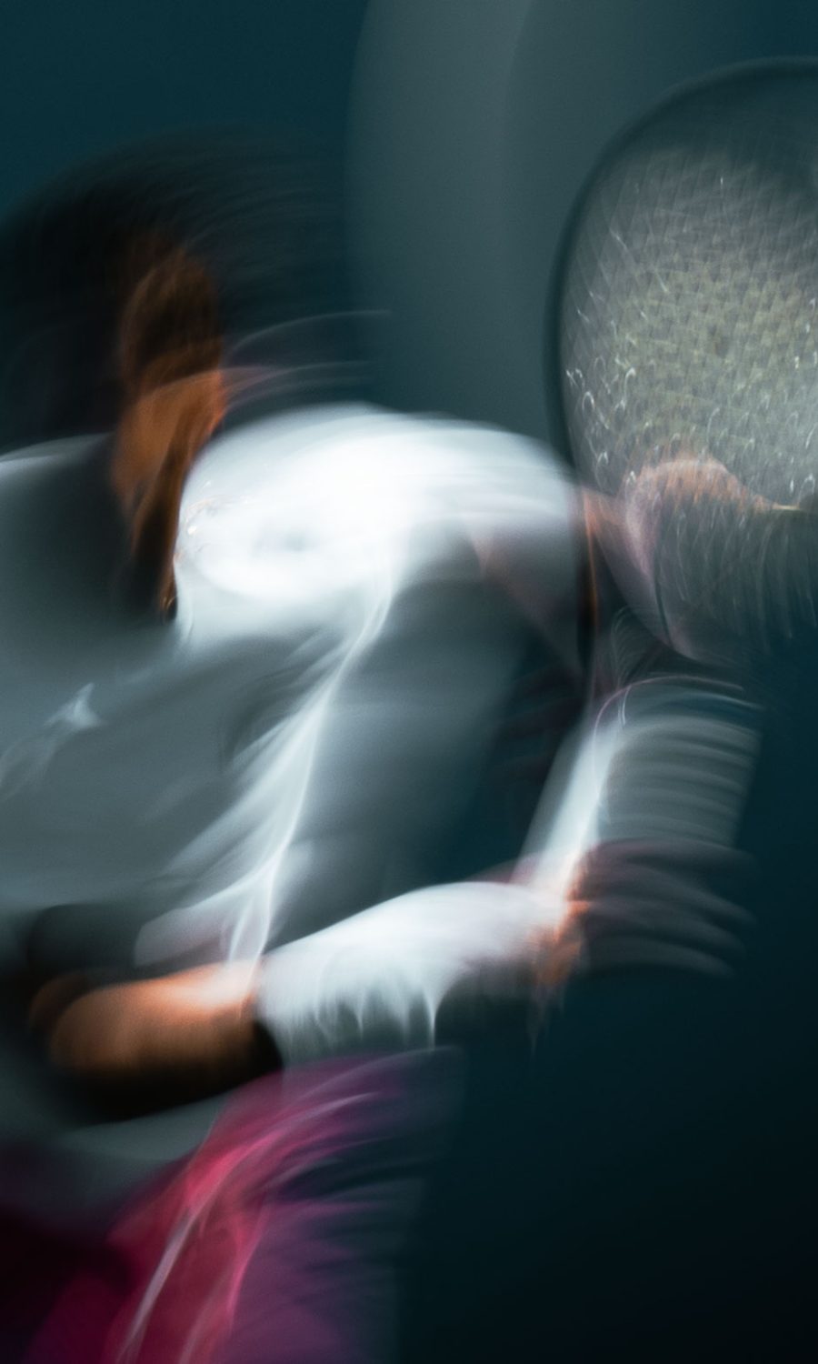 Photo tennis motion blur